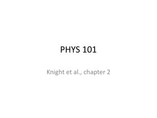 phys 101
