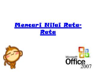 mencari nilai rata rata