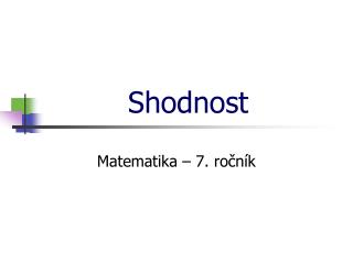 shodnost