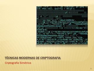 t c nicas modernas de criptografia
