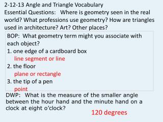 2 -12 -13 Angle and Triangle Vocabulary