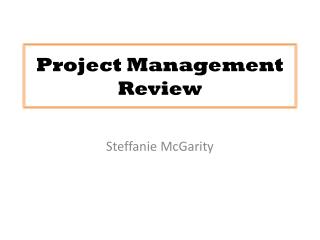 Project Management Review