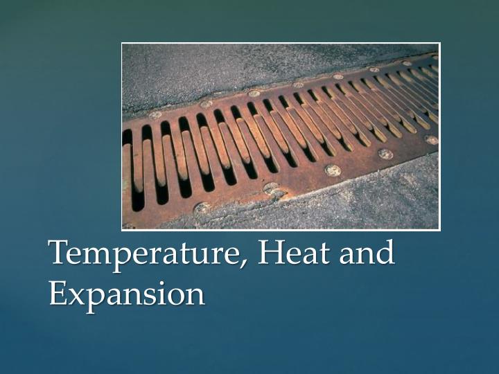 temperature heat and expansion