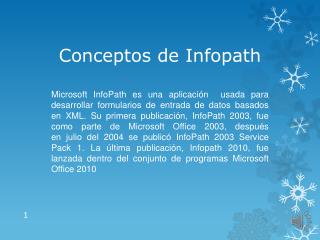 conceptos de infopath