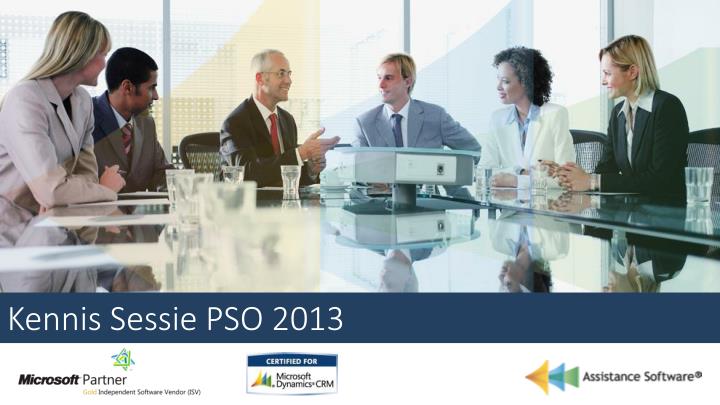 kennis sessie pso 2013