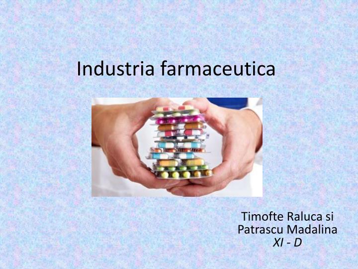industria farmaceutica