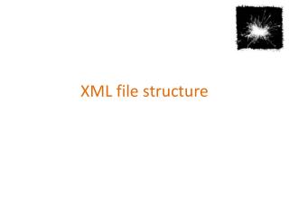 XML file structure