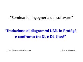 seminari di ingegneria del software