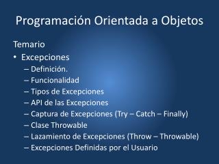 programaci n orientada a objetos