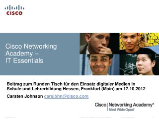 cisco networking academy it essentials