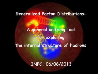 Generalized Parton Distributions: A general unifying tool for exploring
