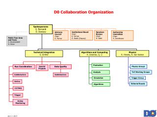 D0 Collaboration Organization