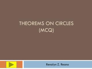 theorems on circles mcq