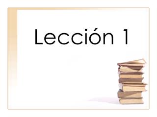lecci n 1