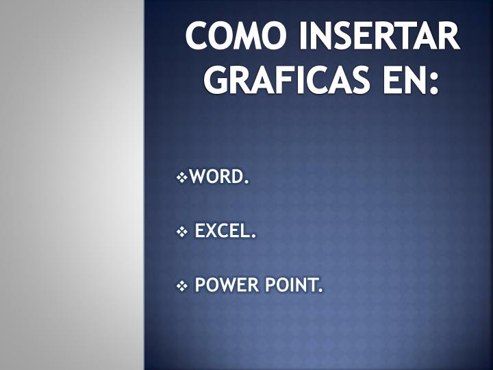 word excel power point