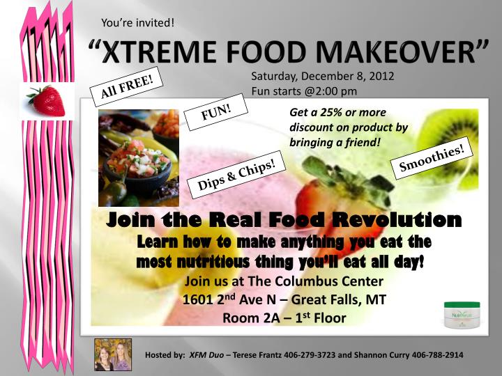 xtreme food makeover