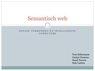 semantisch web