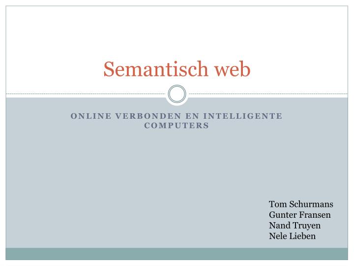 semantisch web