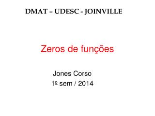 jones corso 1 o sem 2014