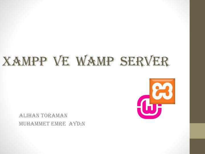 x ampp ve w amp server