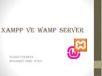 x ampp ve w amP Server - slide 1