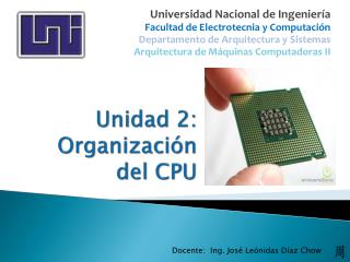 unidad 2 organizaci n del cpu