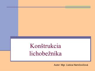 kon trukcia lichobe n ka