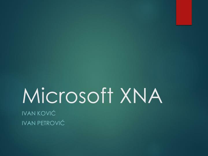 microsoft xna