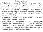 Estequiometria - slide 1
