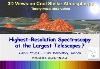 Highest-Resolution Spectroscopy at the Largest Telescopes ?
