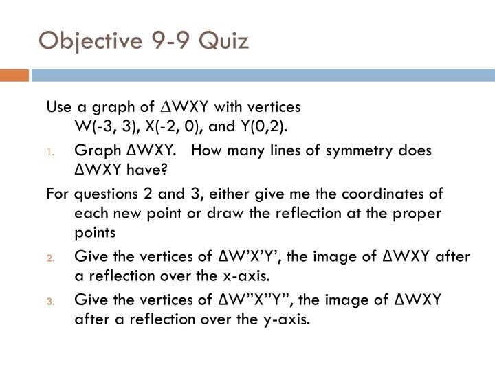objective 9 9 quiz