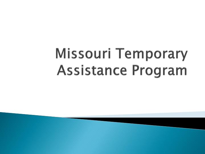missouri temporary assistance program