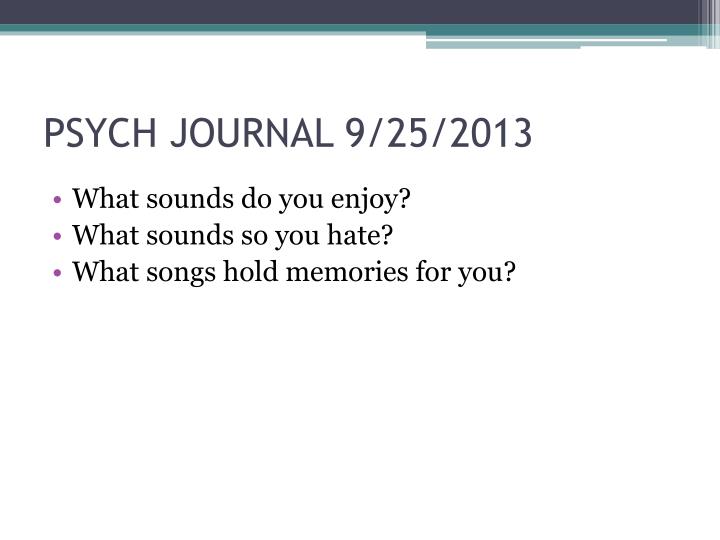 psych journal 9 25 2013