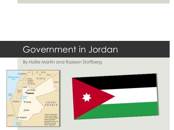 government in jordan