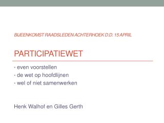 participatiewet