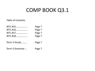 COMP BOOK Q3.1