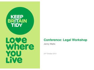 Conference: Legal Workshop