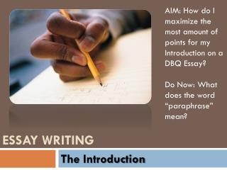 essay writing