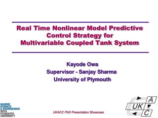 Real Time Nonlinear Model Predictive Control Strategy for Multivariable Coupled Tank System