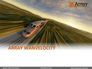 Array WANVelocity