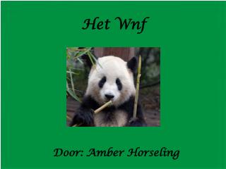 het wnf