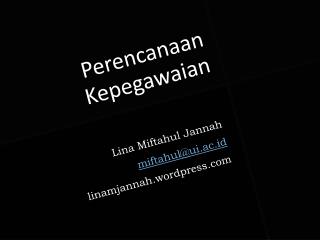 perencanaan kepegawaian