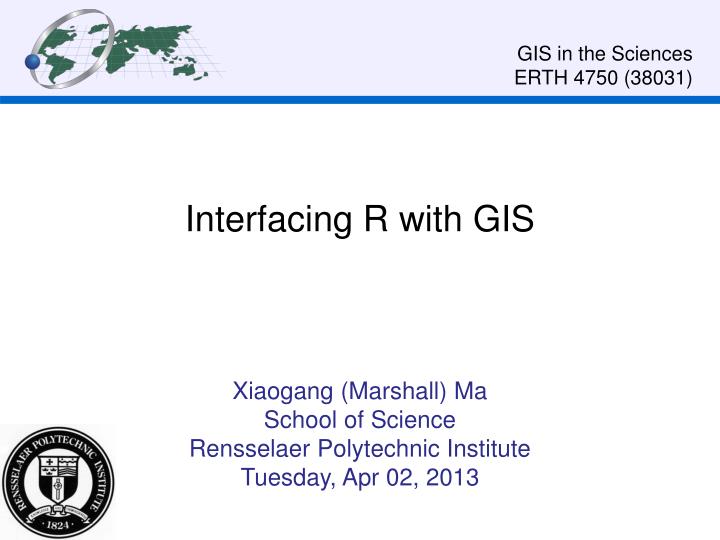 interfacing r with gis