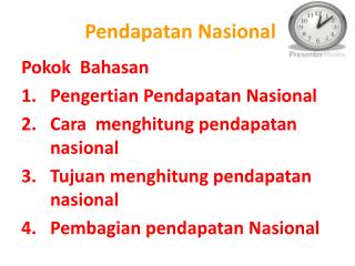 pendapatan nasional