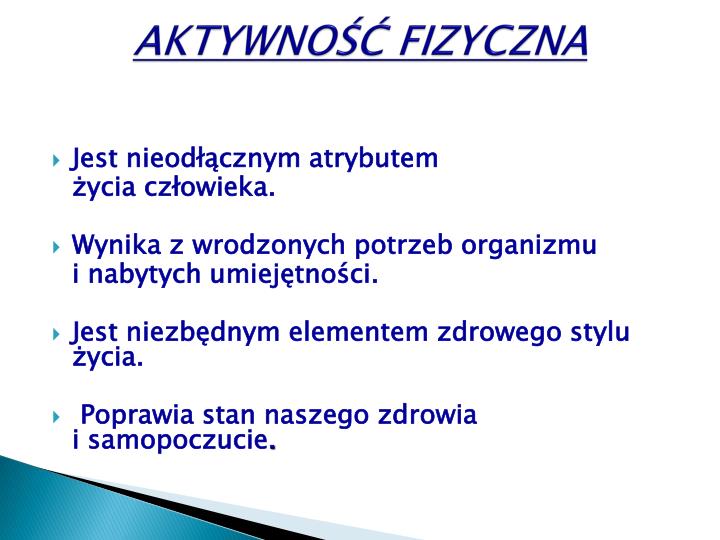 aktywno fizyczna