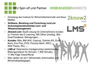 wu spin off und partner
