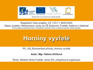 horniny vyv el