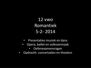 12 vwo romantiek 5 2 2014