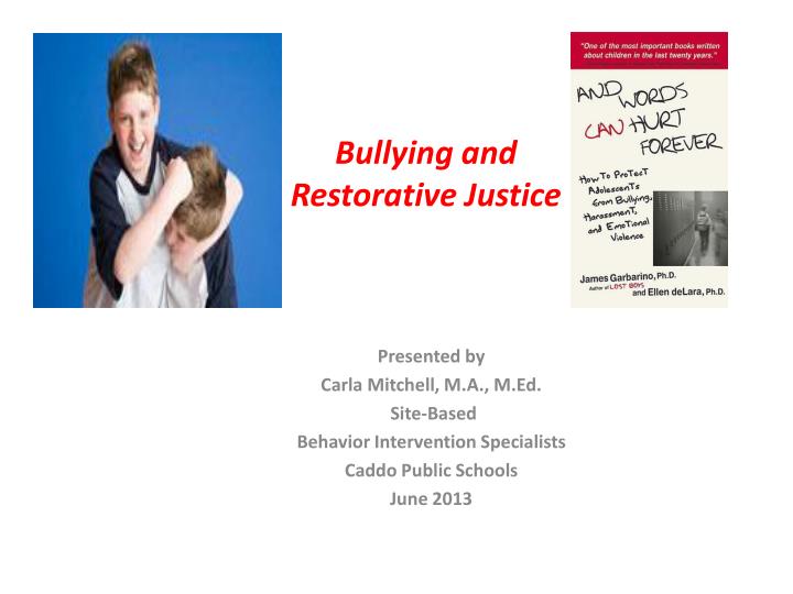 bullying and restorative justice