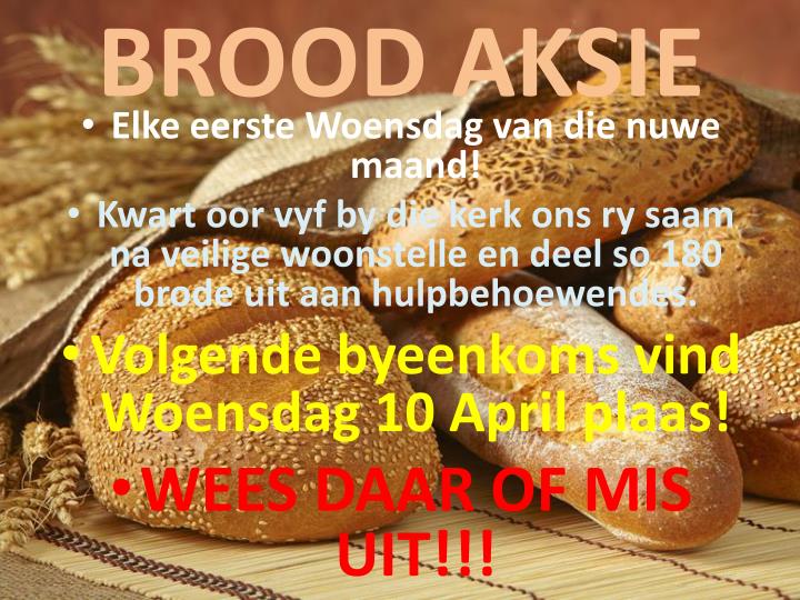 brood aksie